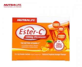 Nutralife 纽乐 酯化维生素C泡腾剂1200mg 5克x15袋 Nutralife 纽乐 酯化维生素C泡腾剂1200mg 5克x15袋